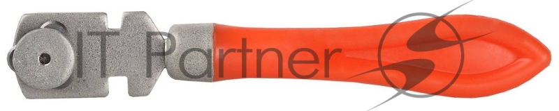 Стеклорез роликовый, 3 режущих элемента, с пластмассовой ручкой