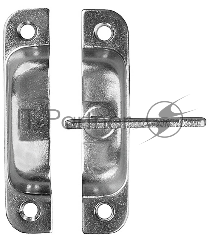 Завертка форточная ЗФ2, покрытие белый цинк