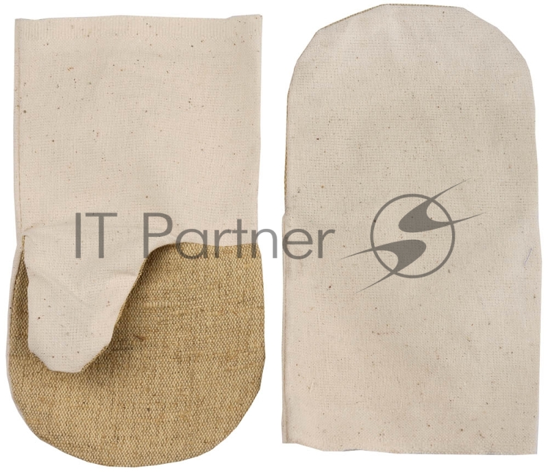 Рукавицы хлопчатобумажные с брезентовым наладонником, XL