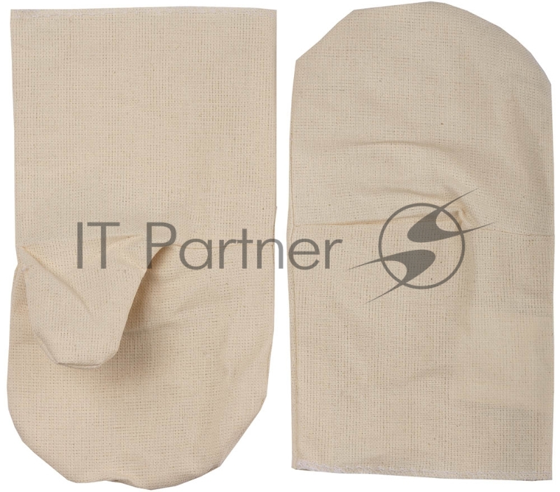 Рукавицы хлопчатобумажные, двунитка с двойным наладонником, XL