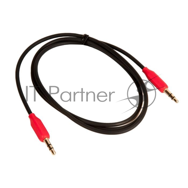 AUX аудио кабель/3.5 mm jack - 3.5 mm jack/ HOCO HC-79293 UPA11/ 1m/ позолоченные контакты/ Black