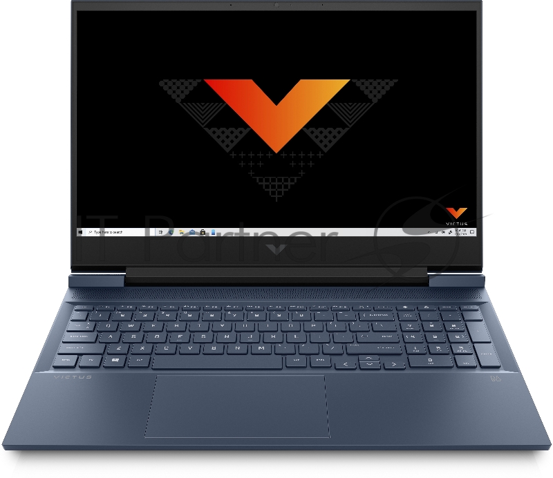 Ноутбук HP VICTUS 16-d0053ur 16.1(1920x1080 IPS)/Intel Core i5 11400H(2.7Ghz)/16384Mb/512PCIS RTX 3050 Ti(4096Mb)/Cam/BT/WiFi/70WHr/w 1y/Performance Blue/FreeDOS