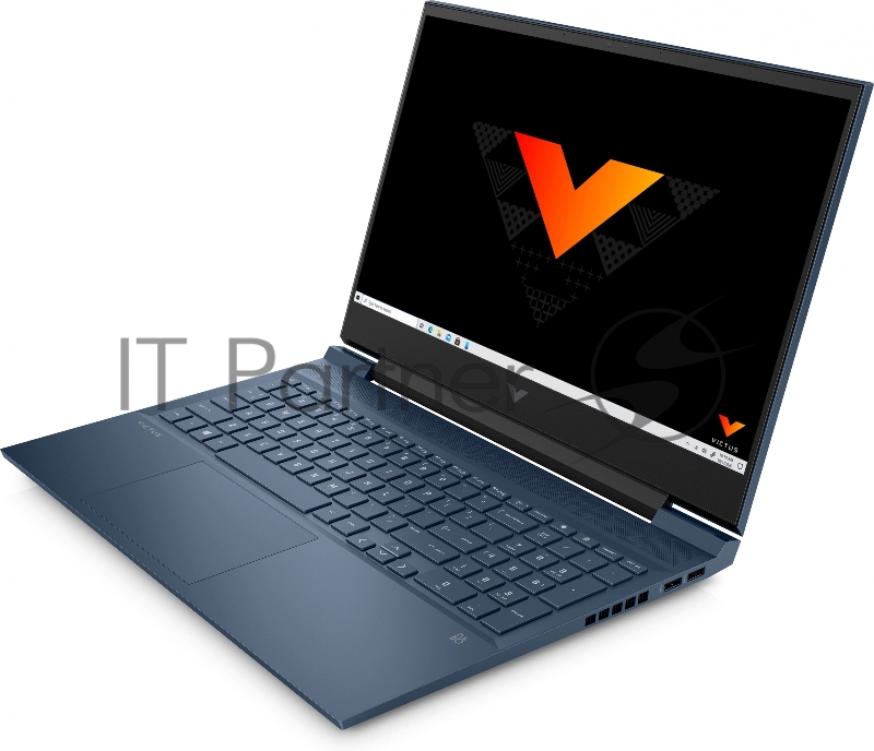 Ноутбук HP VICTUS 16-d0053ur 16.1(1920x1080 IPS)/Intel Core i5 11400H(2.7Ghz)/16384Mb/512PCIS RTX 3050 Ti(4096Mb)/Cam/BT/WiFi/70WHr/w 1y/Performance Blue/FreeDOS