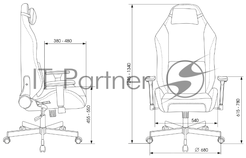 Кресло игровое Knight EXPLORE черный/красный ромбик эко.кожа с подголов. крестовина металл