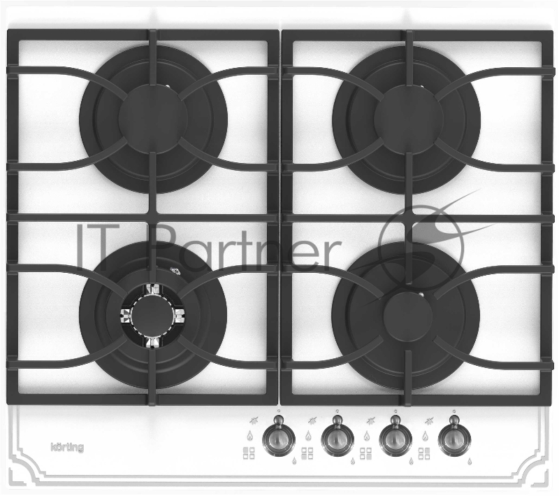 Газовая стеклянная варочная панель HGG 6911 CTRW