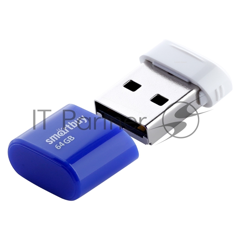 Флеш диск USB накопитель Smartbuy 64GB LARA Blue (SB64GBLARA-B)