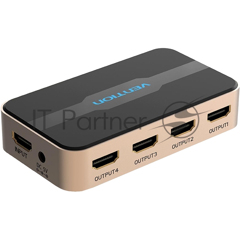 Разветвитель - сплиттер Vention HDMI 19F/4x19F на 4 монитора ACCG0