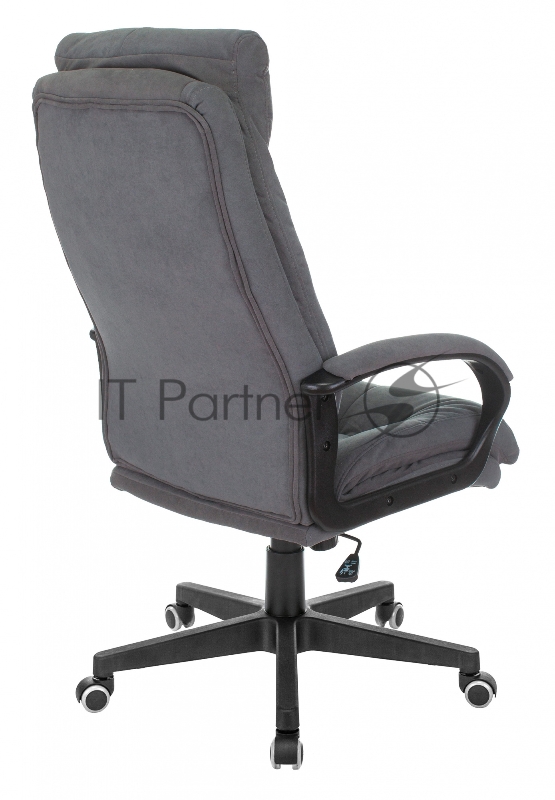 Кресло руководителя Бюрократ CH-824 Fabric серый Alfa 44 крестовина пластик
