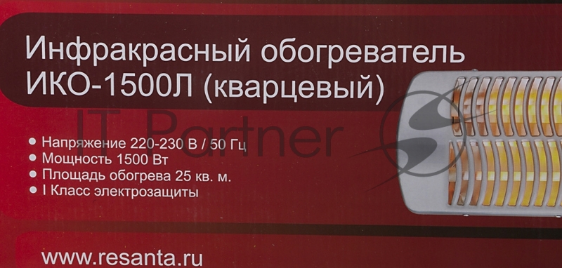 Инфракрасный обогреватель ИКО-1500Л (кварцевый) Ресанта