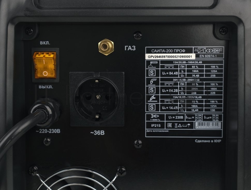 Сварочный полуавтомат САИПА-200ПРОФ (MIG/MAG) Ресанта