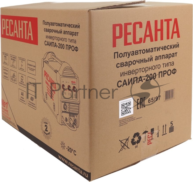 Сварочный полуавтомат САИПА-200ПРОФ (MIG/MAG) Ресанта