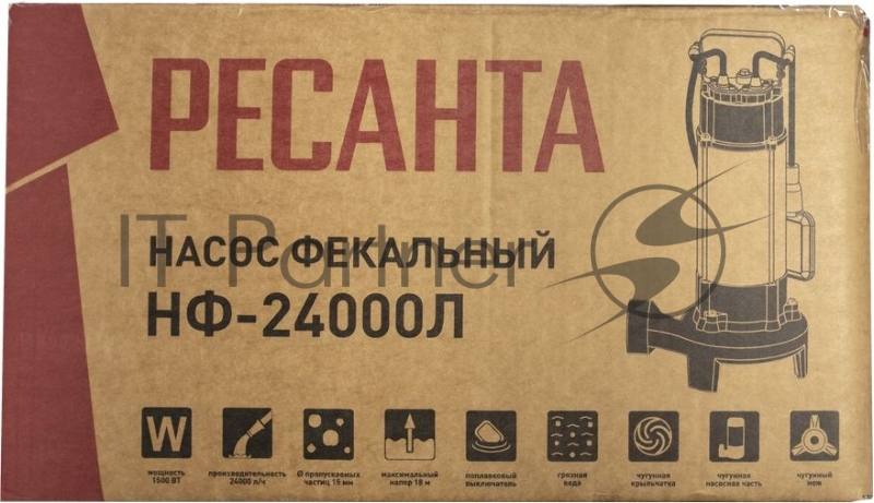 Фекальный насос НФ-24000Л Ресанта