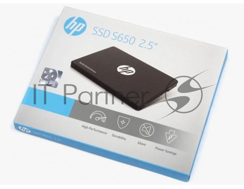 Твердотельный накопитель HP S650, 2.5 SATA III, 3D NAND TLC, 960 Гб