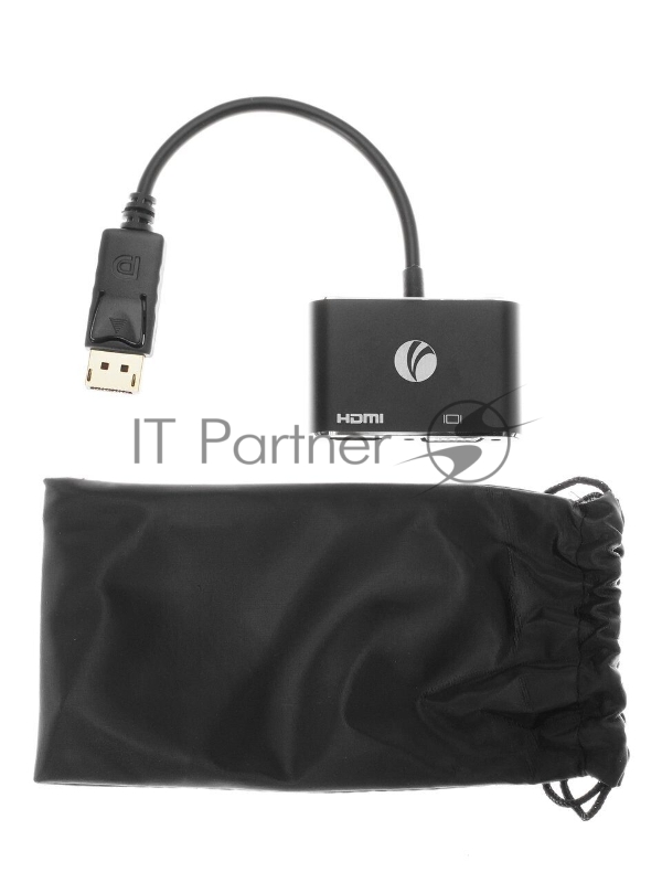 Кабель-переходник DisplayPort(M) ---> HDMI(F)+VGA(F)4K@30Hz VCOM Allum shell<CG640M-0.15>