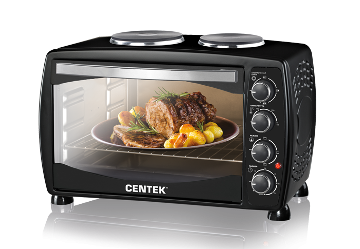 Мини-печь Centek CT-1531-42 PLATE черный