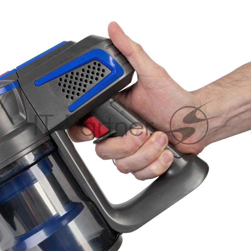 Аккумуляторный вертикальный пылесос циклонного типа Endever SkyClean VC-303, синий/серый, 4 шт/уп