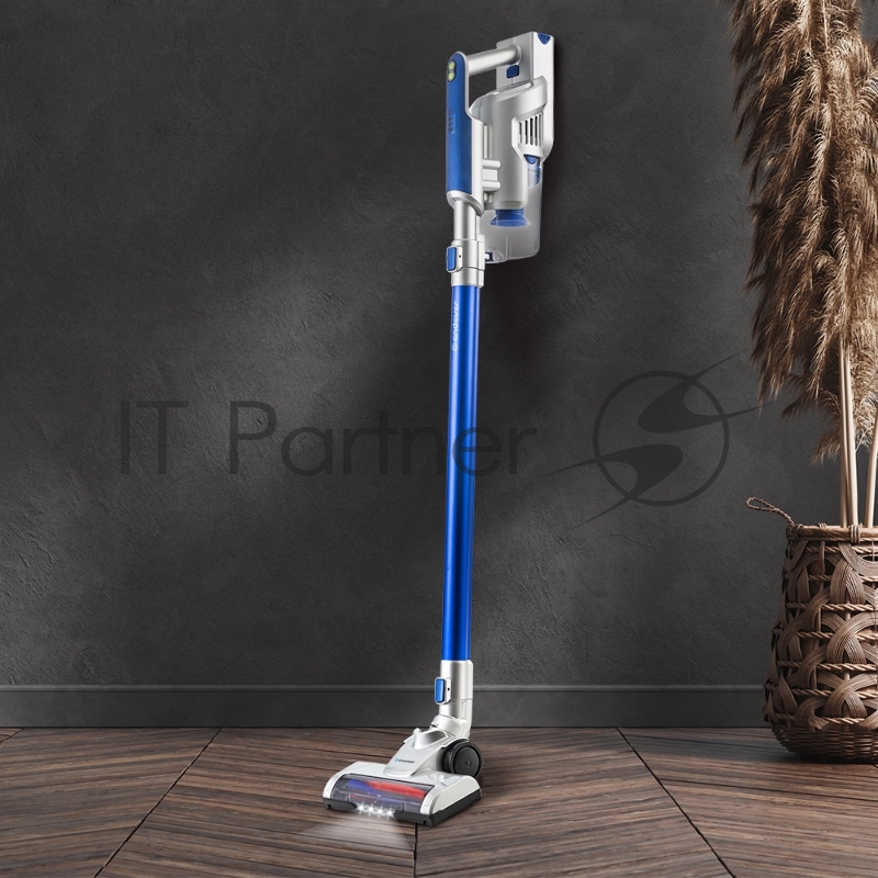 Аккумуляторный вертикальный пылесос циклонного типа Endever SkyClean VC-302, синий/серебристый, 4 шт/уп