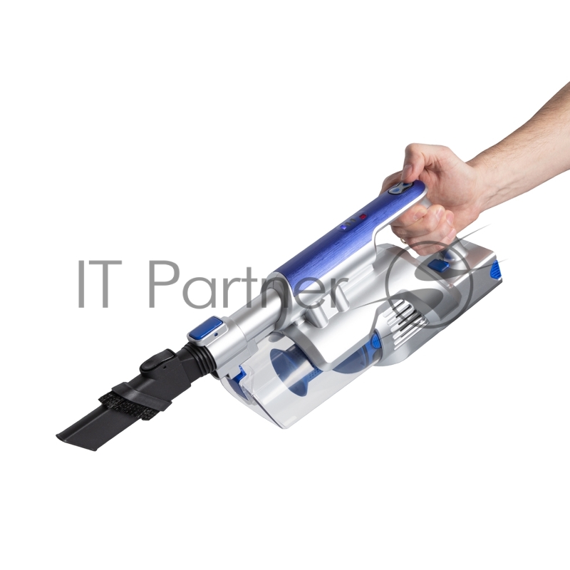 Аккумуляторный вертикальный пылесос циклонного типа Endever SkyClean VC-302, синий/серебристый, 4 шт/уп