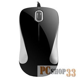 Мышь Мышь DELUX DLM377U оптическая USB (2 кнопок+скролл), серебряно- черная