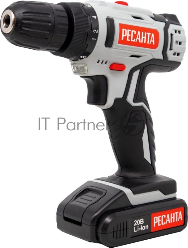 Дрель-шуруповерт аккумуляторная ДА-20-2ЛК (2