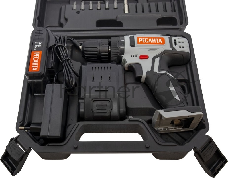 Дрель-шуруповерт аккумуляторная ДА-20-2ЛК (2