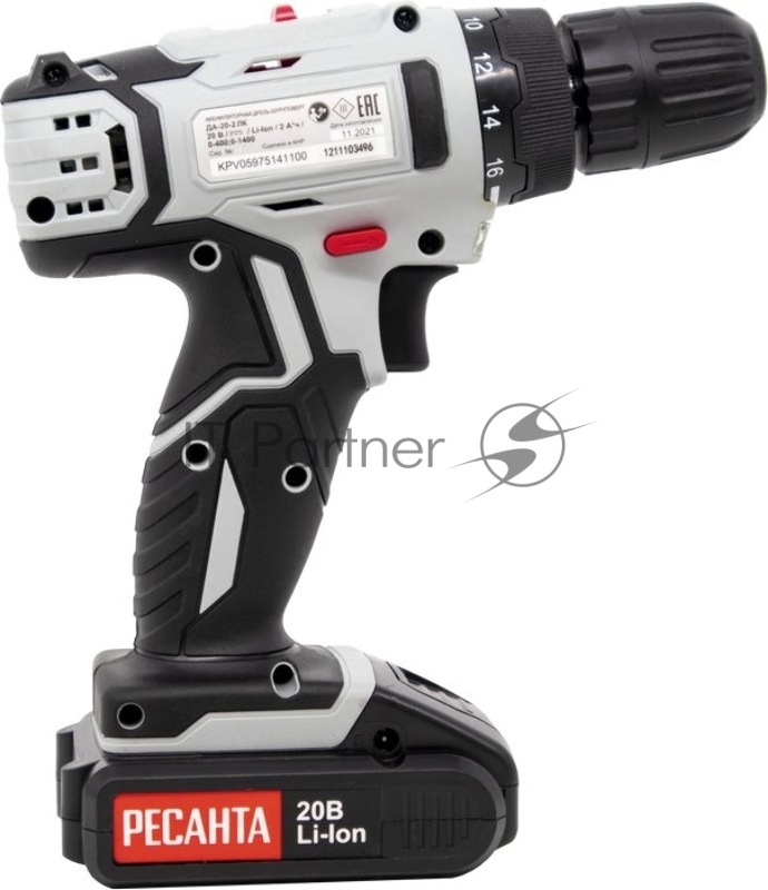 Дрель-шуруповерт аккумуляторная ДА-20-2ЛК (2