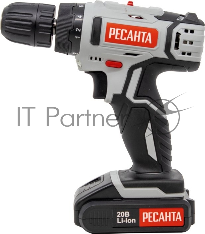 Дрель-шуруповерт аккумуляторная ДА-20-2ЛК (2