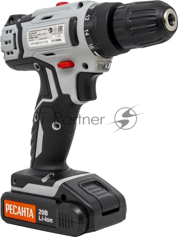 Дрель-шуруповерт аккумуляторная ДА-20-2ЛК (2