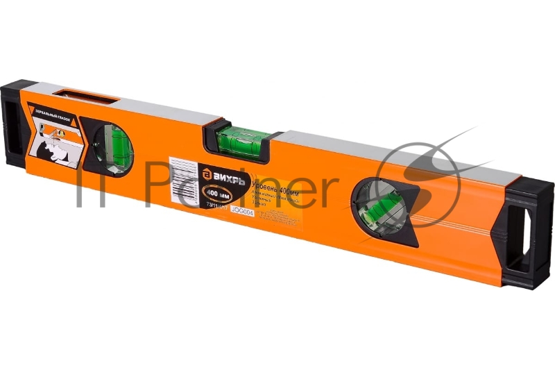 Уровень алюминиевый Магнитный 400 мм
