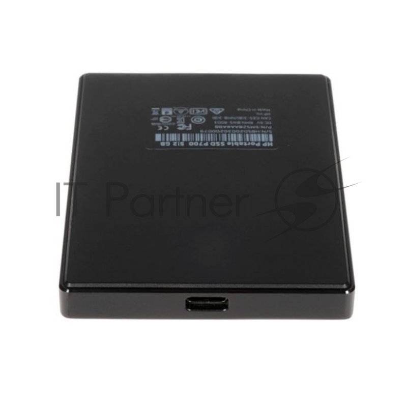 Портативный твердотельный накопитель HP P700, USB 3.1 gen.2 / USB Type-C / USB Type-A, OTG, 512 Гб, черный