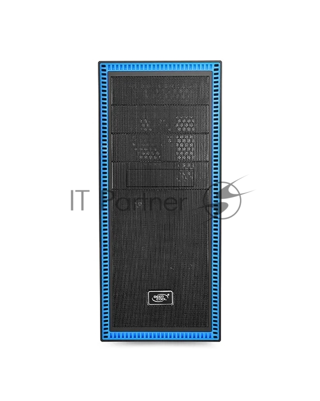 Корпус Deepcool TESSERACT BF (DP-CCATX-TSRBFBK), без БП, черно-синий, ATX, видеокарта до 310мм, высота кулера для процессора до 165мм, 7 слотов расширения, 2 отсека 5.25, 4 отсека 3.5, 3 отсека 2.5, охлаждение 1x120мм DC fan сзади, (1x120мм спереди,