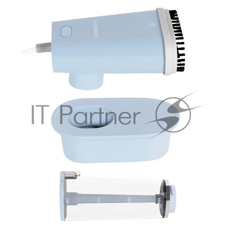 Отпариватель для одежды компактный Endever Odyssey Q-456, серый, мощность 1200 Вт, производительность пара 23 г/мин, емкость 150 мл, 8 шт/уп.