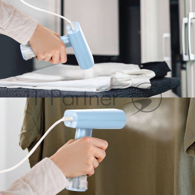 Отпариватель для одежды компактный Endever Odyssey Q-456, серый, мощность 1200 Вт, производительность пара 23 г/мин, емкость 150 мл, 8 шт/уп.