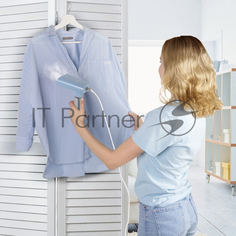 Отпариватель для одежды компактный Endever Odyssey Q-456, серый, мощность 1200 Вт, производительность пара 23 г/мин, емкость 150 мл, 8 шт/уп.