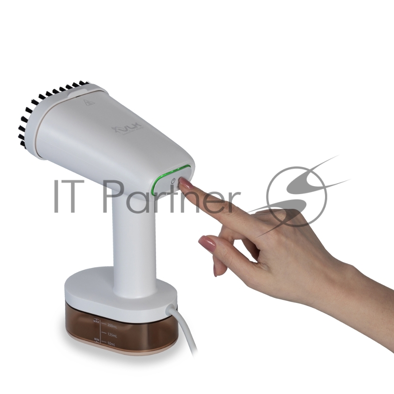 VLK Sorento 5000, отпариватель, белый/бежевый, мощность 1700 Вт, производительность пара 32 г/мин, емкость 250 мл, 8 шт/уп