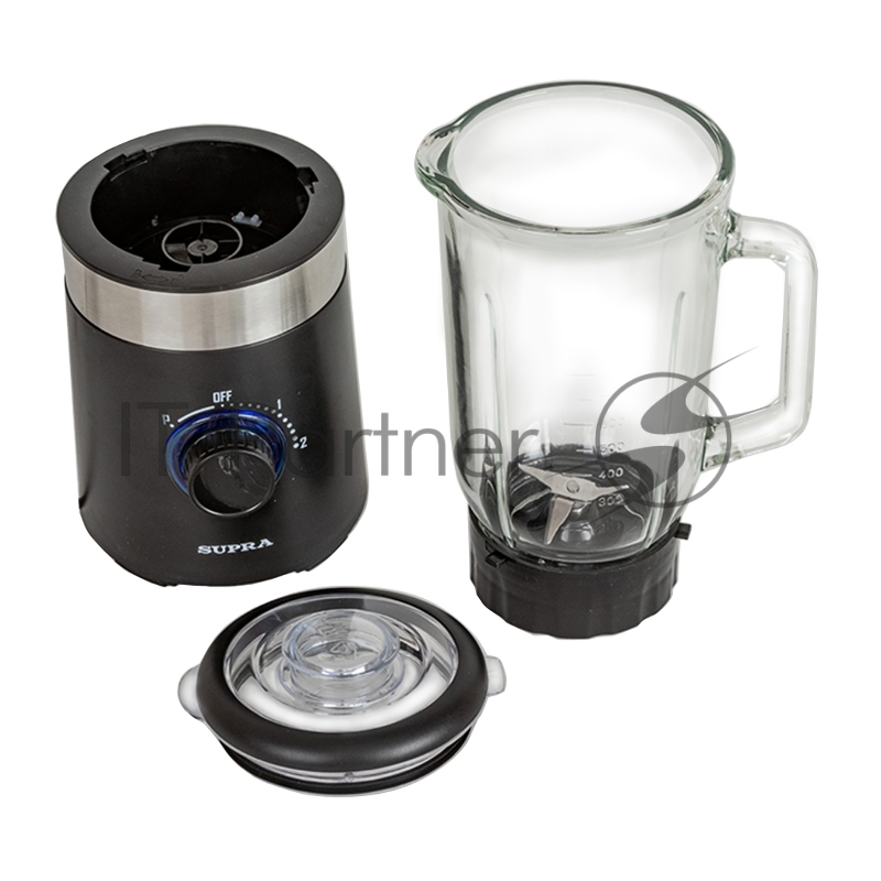 Блендер SUPRA BLS-551 (Стационарный блендер. Мощность 550 Вт , пластиковый корпус, пластиковый стакан 1,5 литра , 4 скорости + импульсный режим)