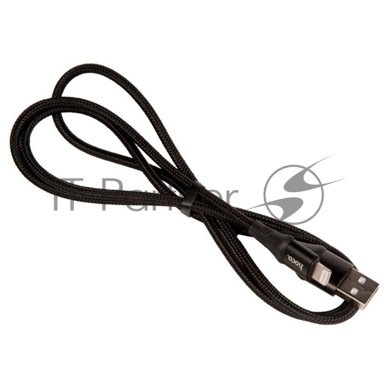 USB кабель Lightning/ HOCO HC-34198 X50/ 1m/ 2.4A/ Нейлон/ Black