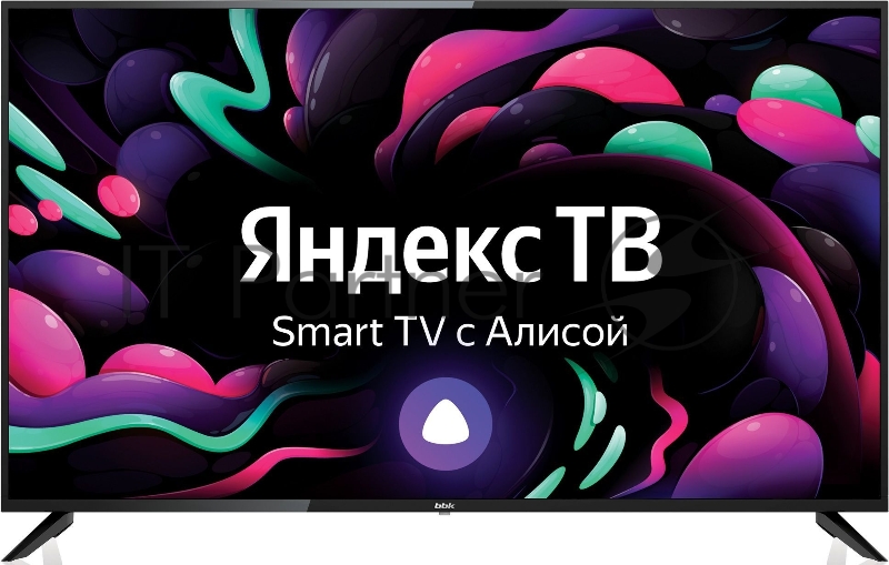 Телевизор LED BBK 55 55LEX-8272/UTS2C Яндекс.ТВ черный Ultra HD 50Hz DVB-T2 DVB-C DVB-S2 USB WiFi Smart TV (RUS)