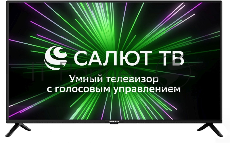 Телевизор LED Supra 40 STV-LC40ST0155Fsb Салют ТВ черный FULL HD 50Hz DVB-T DVB-T2 DVB-C USB WiFi Smart TV (RUS)