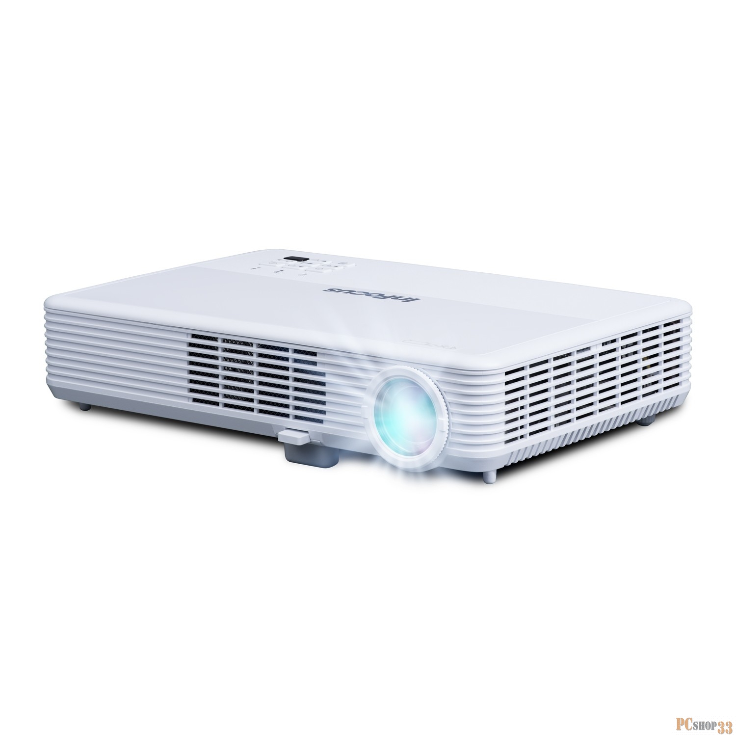 Проектор INFOCUS IN1156 DLP, LED, 3000 ANSI Lm, WXGA, 1 000 000:1, 30 000 ч, 1.2:1, фикс, HDMI, 2хUSB-A, сумка в комплекте, VGAin, composite video, 3.5mm in, 3.5mm out, 3W, 26дБ, 2 кг