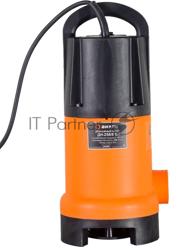 Дренажный насос ДН-258/8 ВП Вихрь