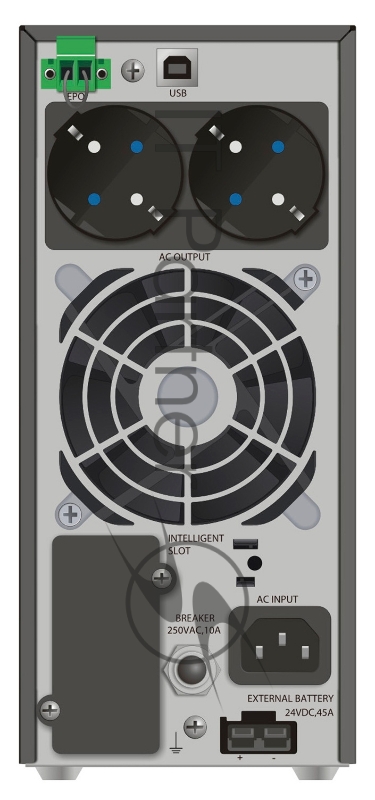 Источник бесперебойного питания Ippon Innova G2 Euro 1000L 900Вт 1000ВА черный