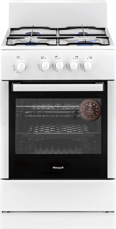 Газовая плита Weissgauff WGS G4G01 W