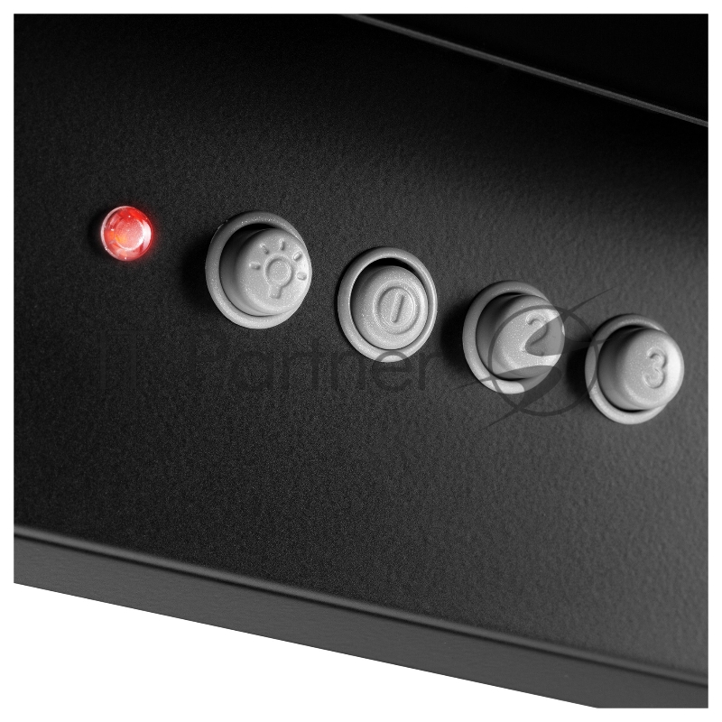 Вытяжка каминная Hyundai HGH 6731 BG черный управление: кнопочное (1 мотор)