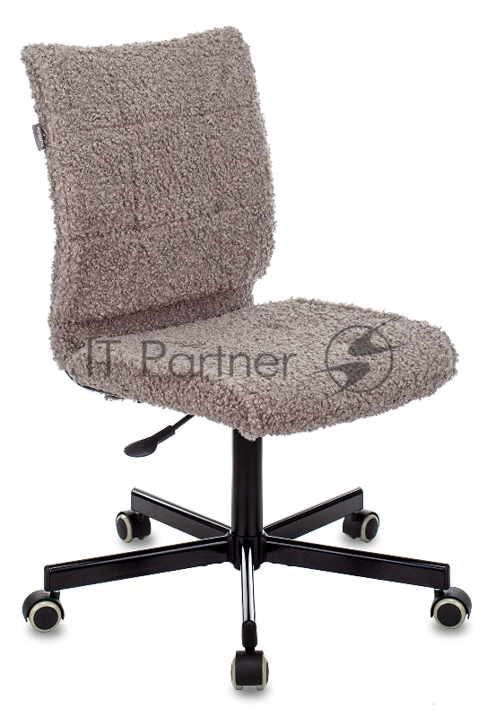 Кресло Бюрократ СН-330М серый экомех крестовина металл черный