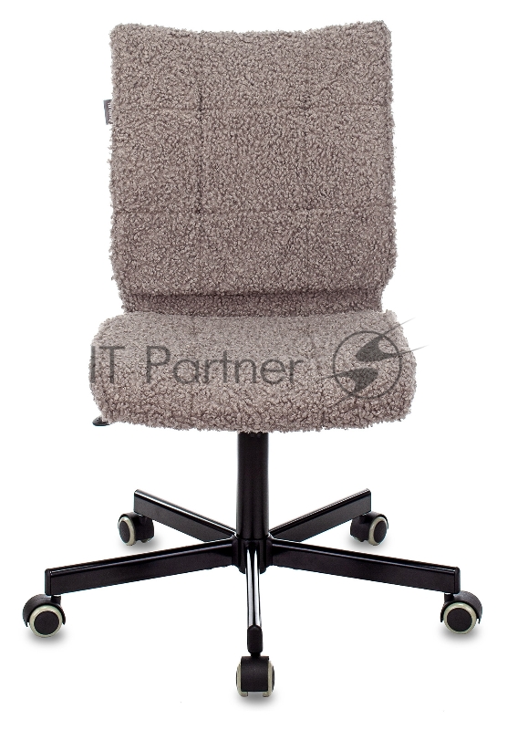 Кресло Бюрократ СН-330М серый экомех крестовина металл черный