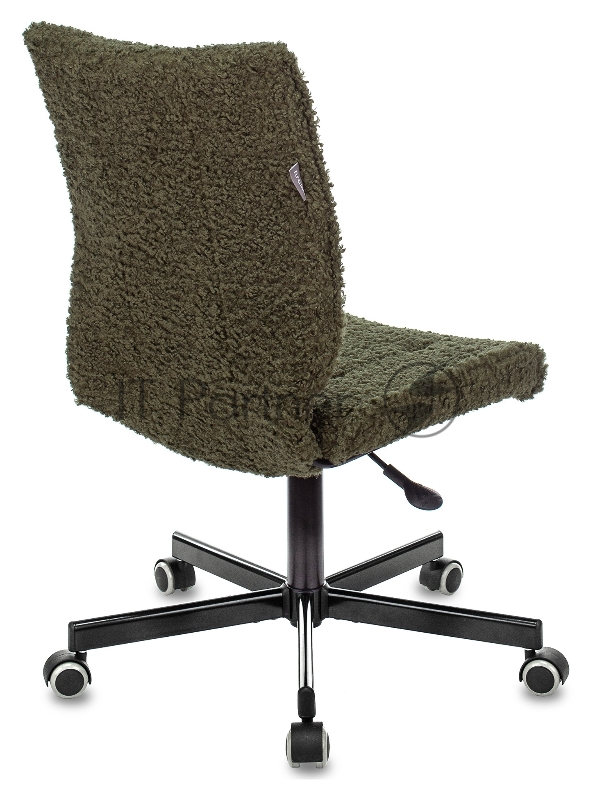 Кресло Бюрократ СН-330М хаки экомех крестовина металл черный