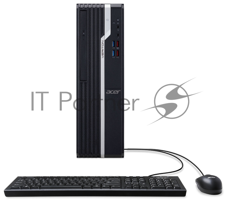 Компьютер Acer Veriton X2665G SFF i3 9100 (3.6) 8Gb 1Tb 7.2k UHDG 630 Windows 10 Pro GbitEth 180W черный