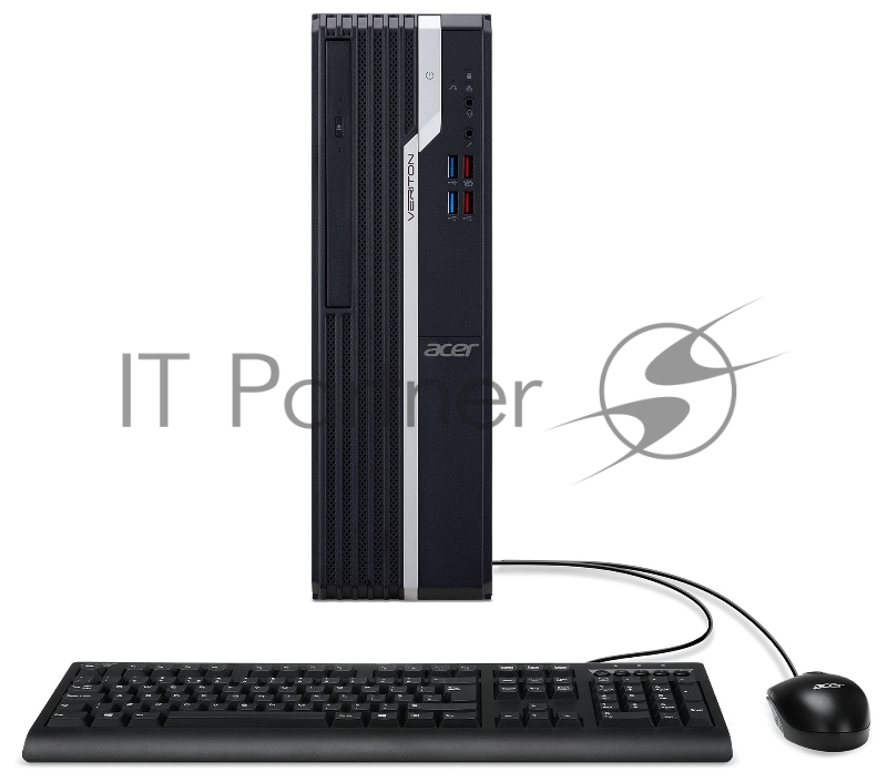 Компьютер Acer Veriton X2665G SFF i3 9100 (3.6) 8Gb 1Tb 7.2k UHDG 630 Windows 10 Pro GbitEth 180W черный