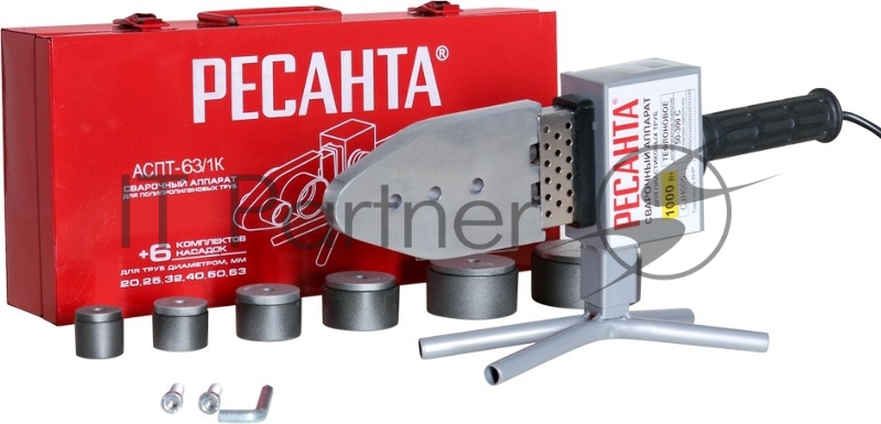 Аппарат для сварки ПВХ труб АСПТ-63/1К Ресанта